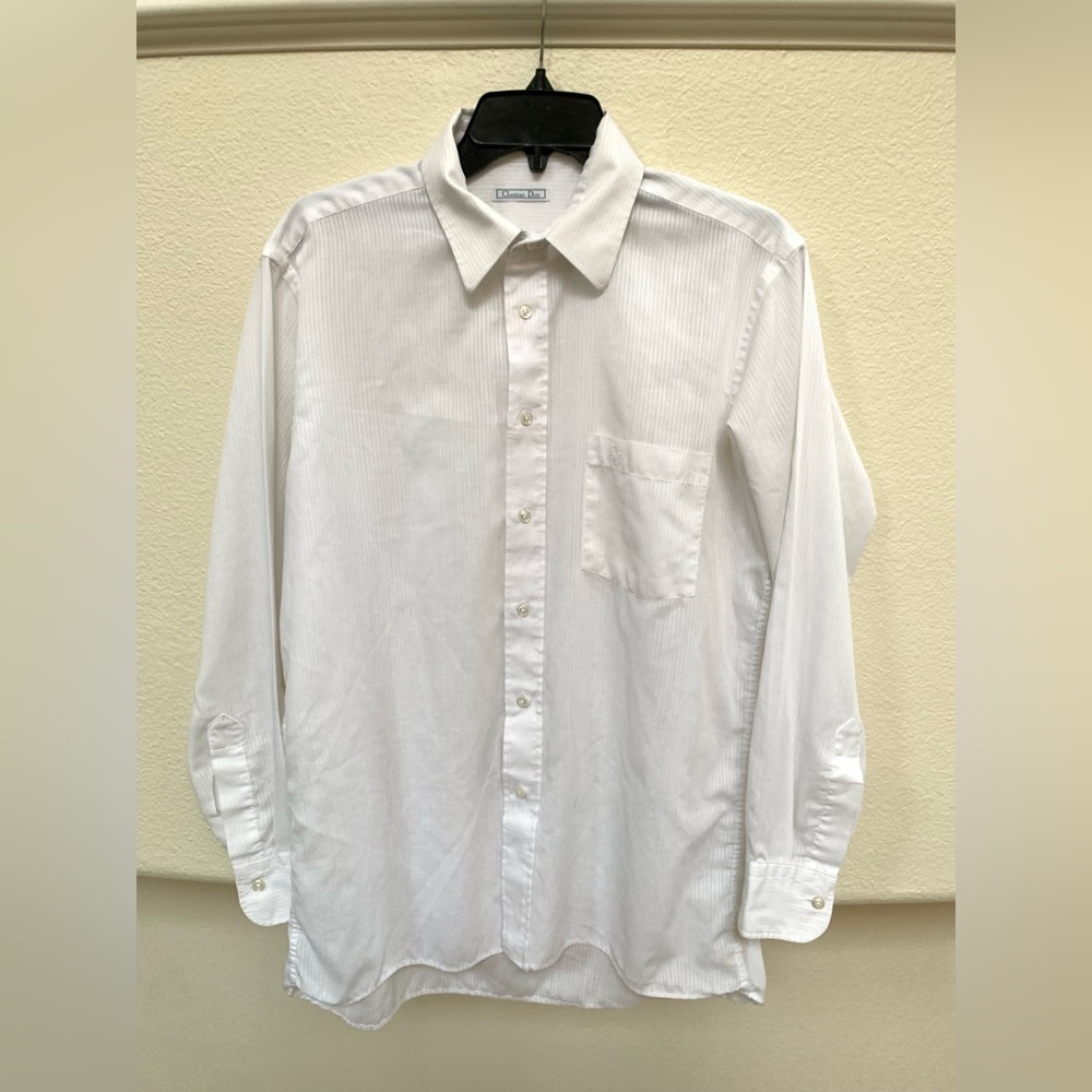 Christian Dior White Button Up